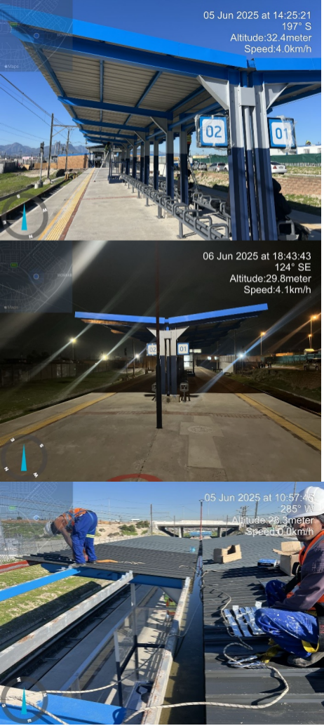 Station progress